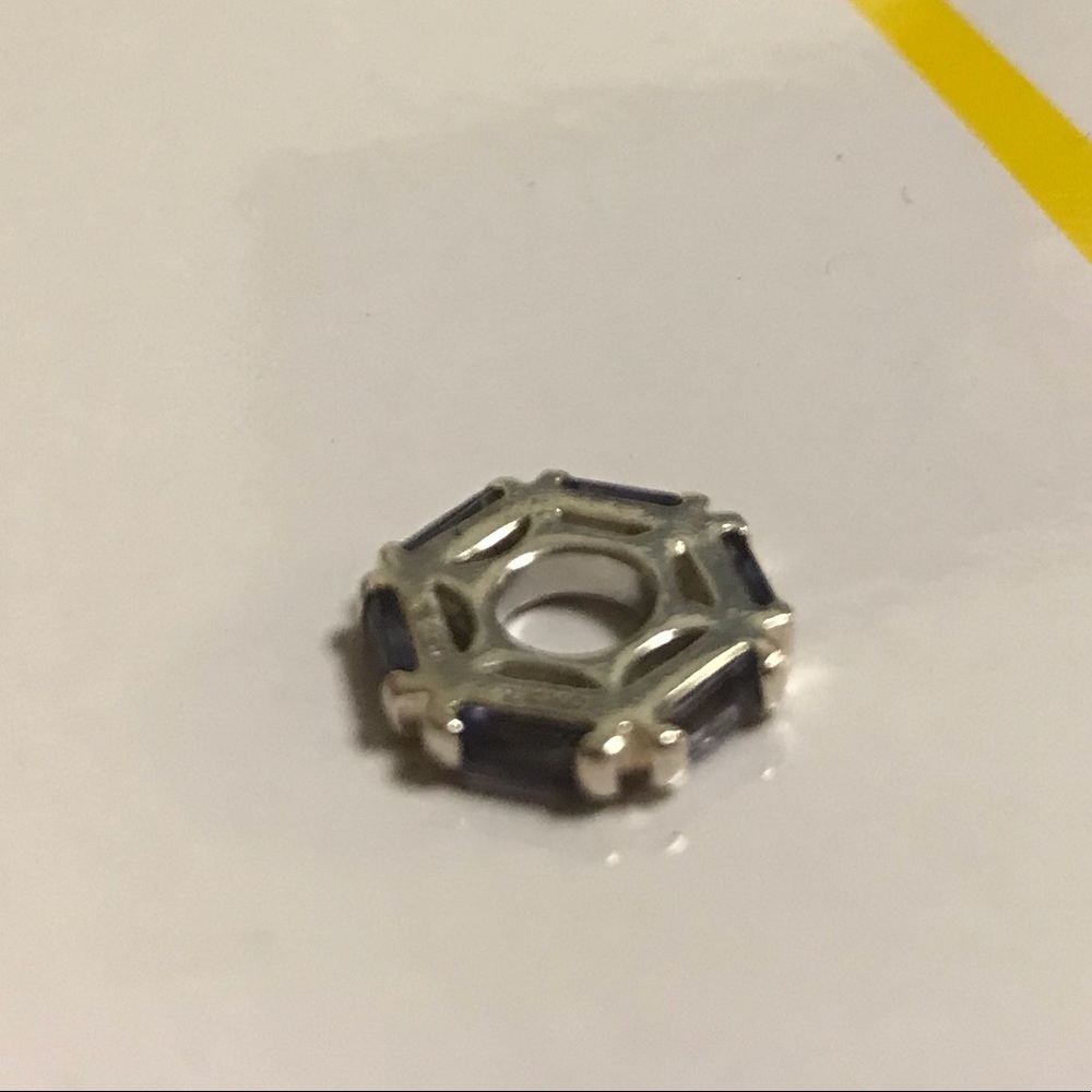 Purple spacer Chamile charm